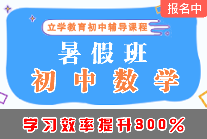 郴州初中数学暑假班辅导补习班课程